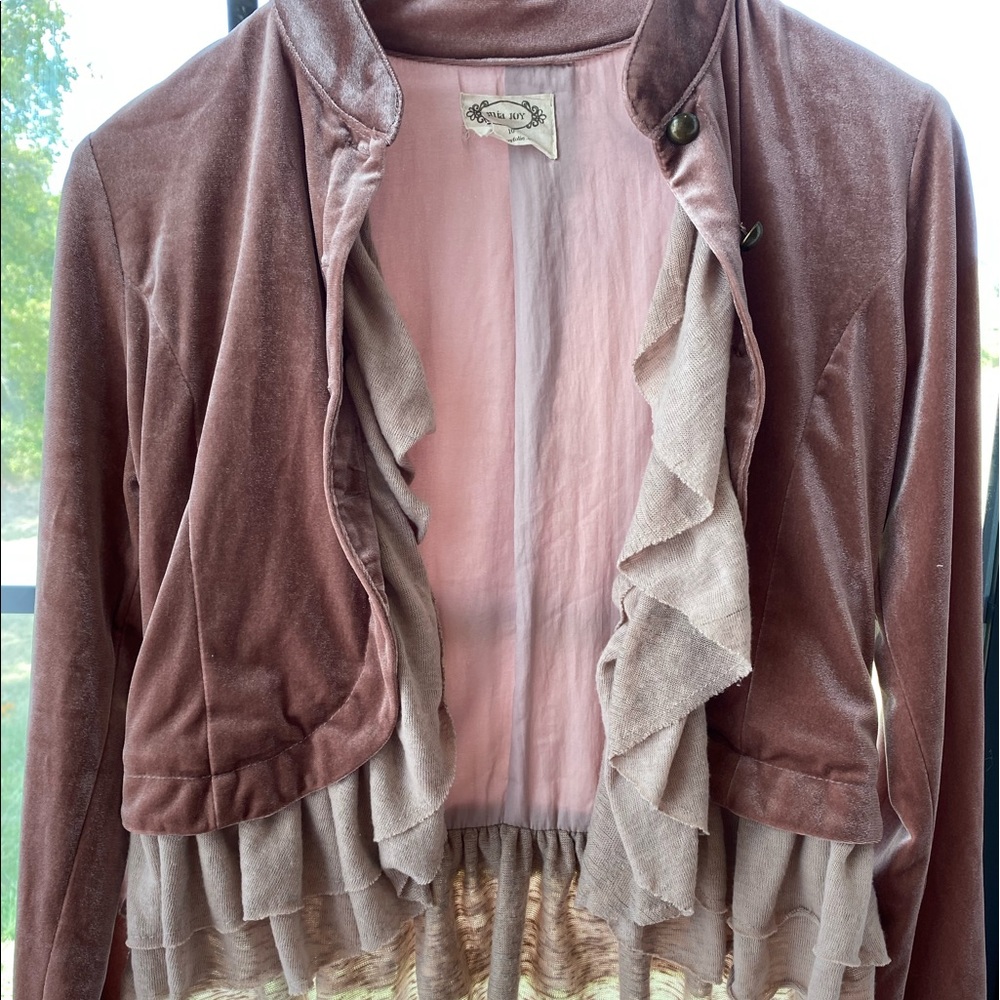 Joyfolie velvet jacket